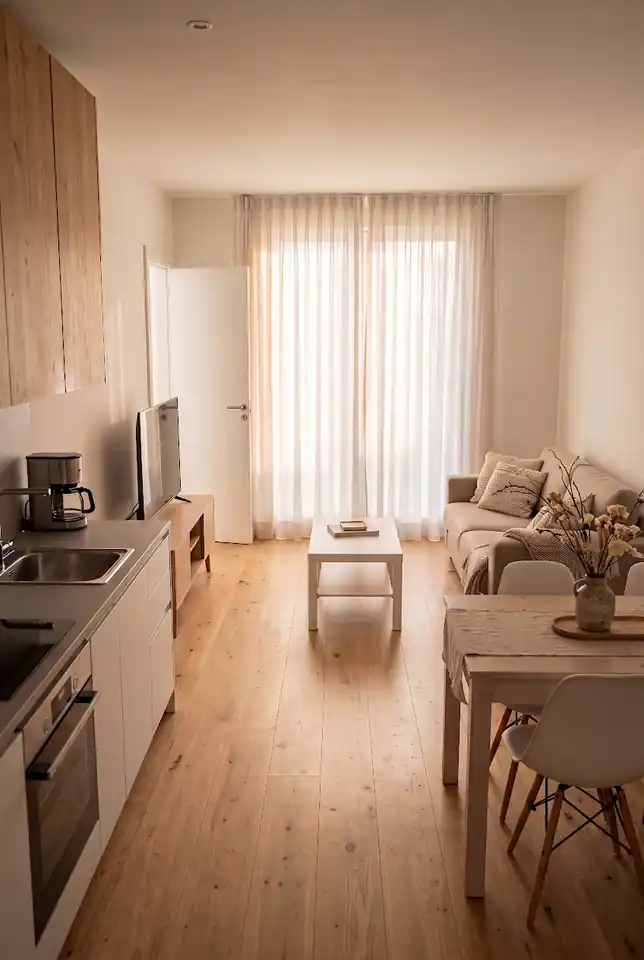 Salón, comedor y cocina