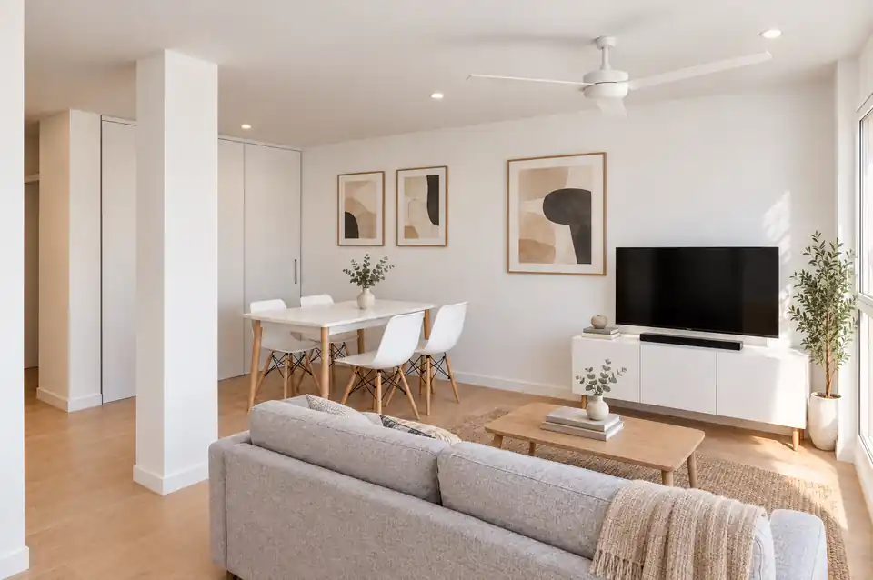 Salón, comedor y cocina